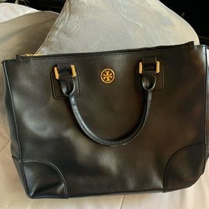 Tory Burch Robinson double zip tote